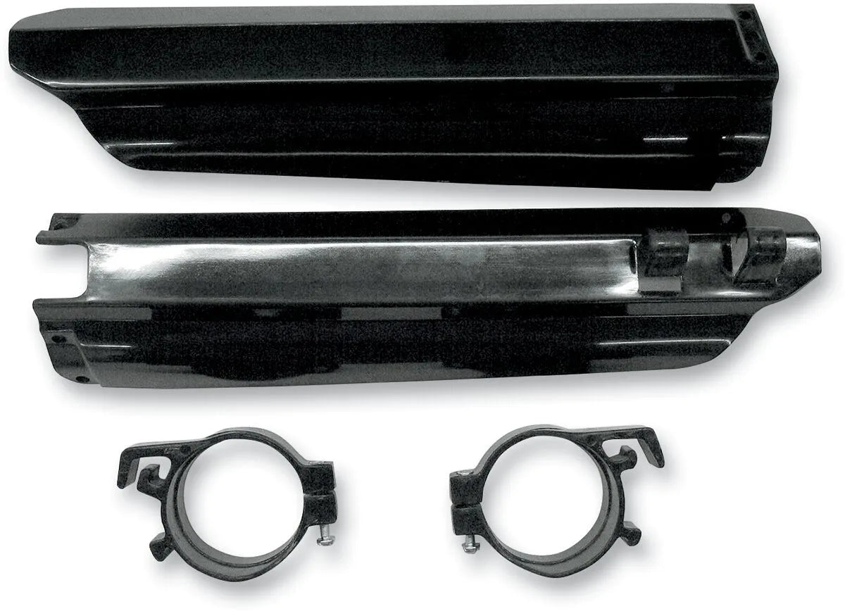 UFO Black Plastic Fork Tube Protectors