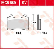 Trw All Round Sintered Metal Brake Pads - Front & Rear