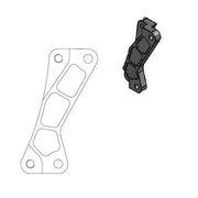 Moto-Master Supermoto Rotoradapterhalterung für 320-mm-Rotoren