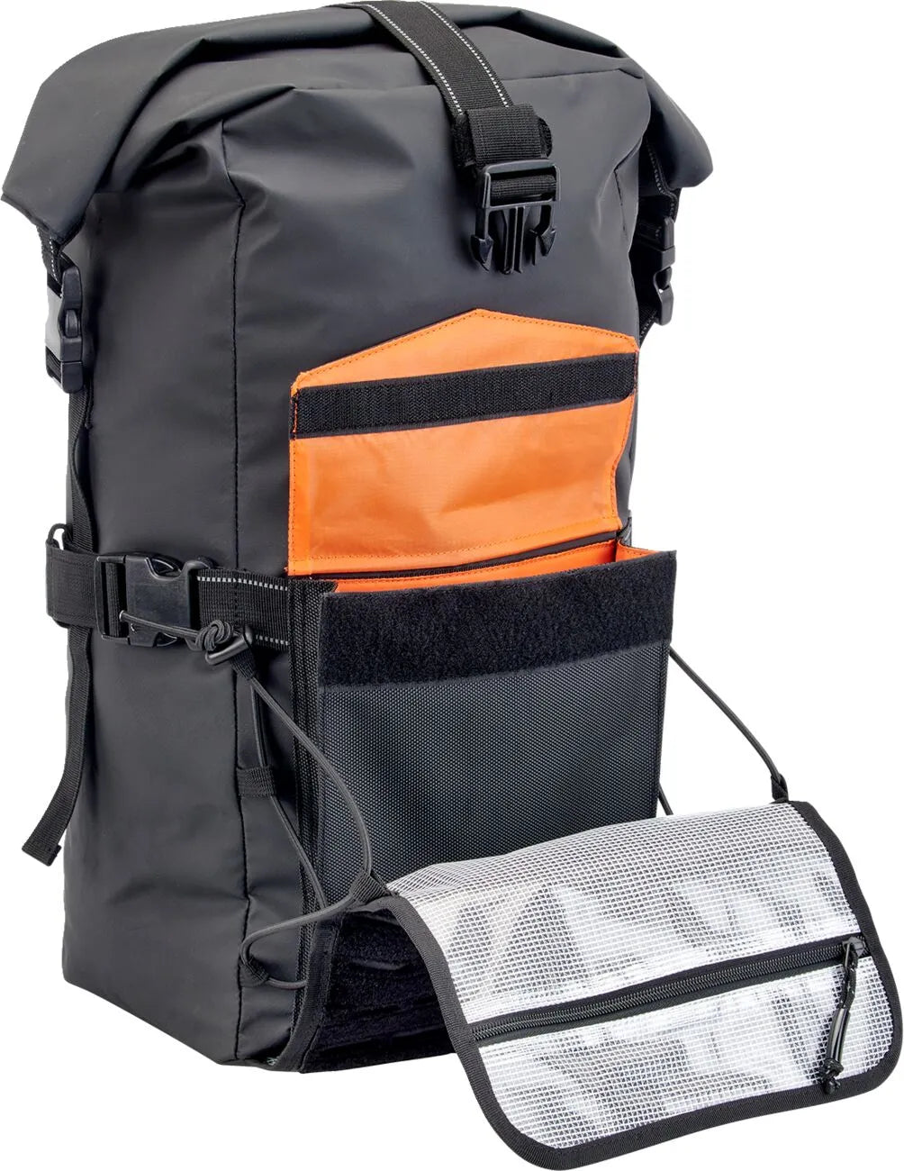 Biltwell EXFIL-60 1680D Polyester Roll Bag - Black - 3016-01