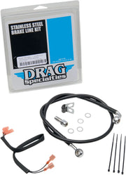 Drag Specialties Edelstahl Bremsleitungssatz - Hinten