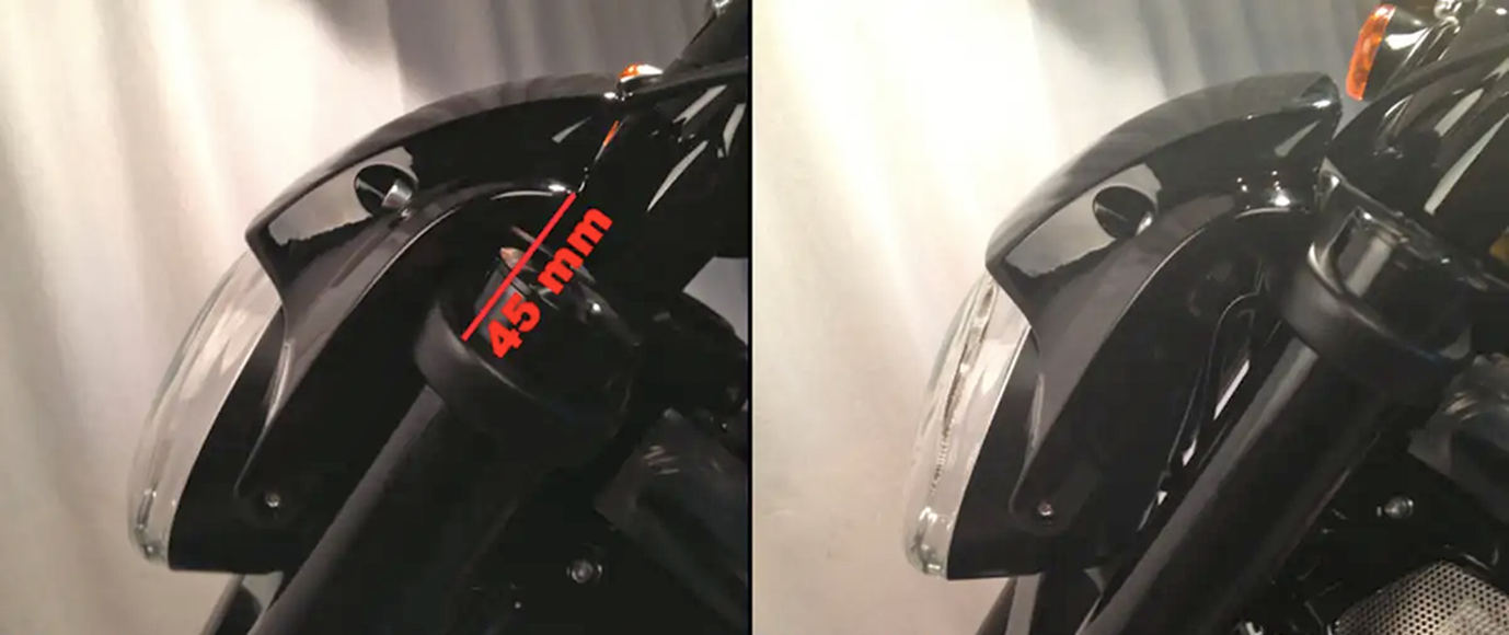 Cult-Werk Headlight Lowering Kit V-Rod – Electric & Light