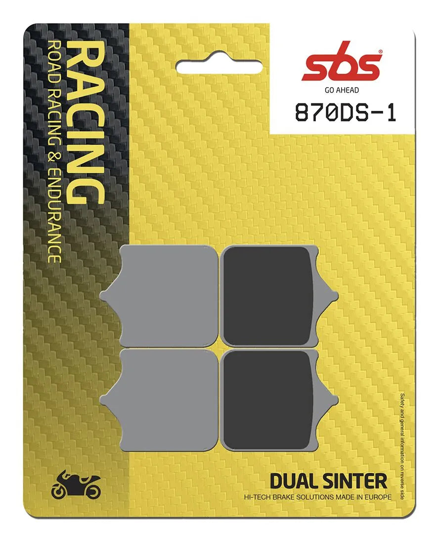 Sbs Ds Racing Dual Sintered Bremsbelagsatz - Vorne