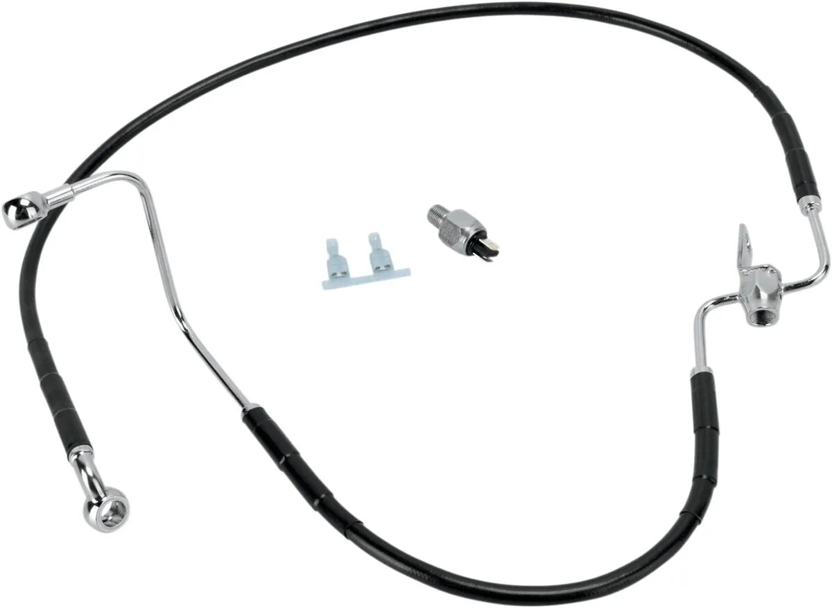 Drag Specialties Edelstahl Bremsleitungssatz - Hinten