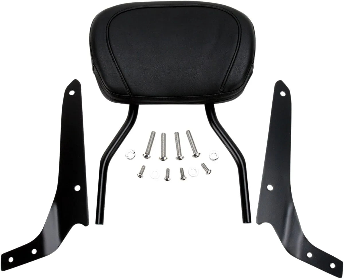 Cobra Round Sissy Bar Kit - Black