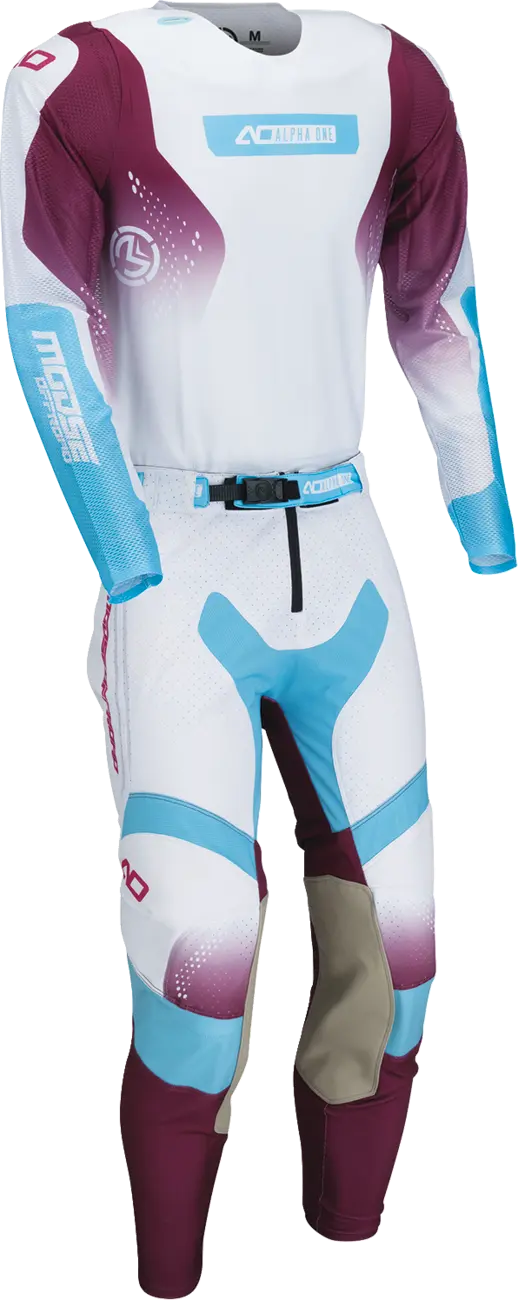 Moose Offroad Alpha One Jersey White/Purple