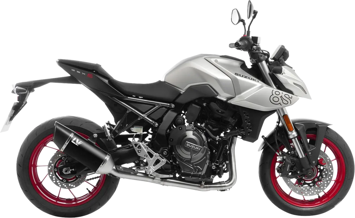 Leovince LV-14 R 2-into-1 Black Exhaust for Suzuki GSX-8R/S