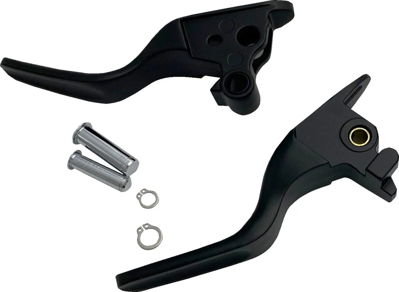 Drag Specialties Short Lever Set - Matte Black