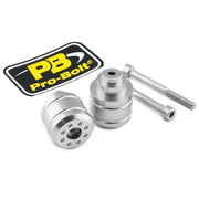 Pro Bolt Aluminium Bar Ends - Silver