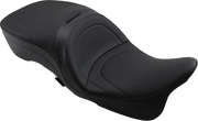 Drag Specialties 2-up Leather Touring Seat - For Harley Davidson