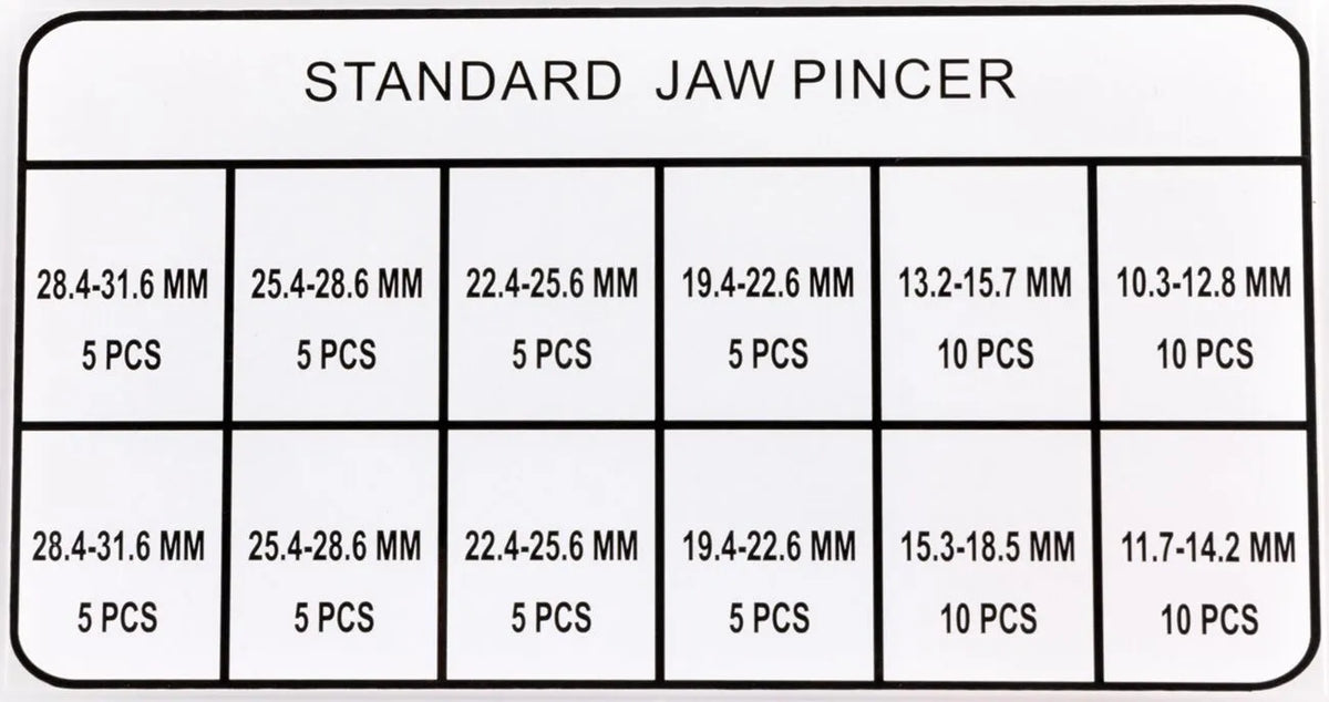 Moose Offroad Hard-Parts Ear Clamp Assortment with Jaw Pincer Kit