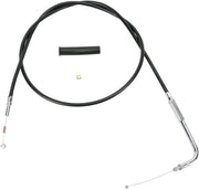Drag Specialties Black Vinyl Idle Cable for Mikuni Carbs