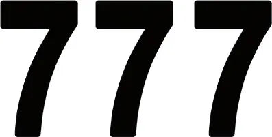 Factory Effex Pro Numbers Plate Graphic 4"