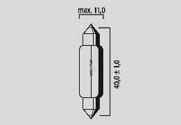 Flosser Festoons Sv8,5 12v 5w Bulb