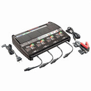 Tecmate OptiMate Pro-4 DUO 4-Bank 5A Battery Charger Black