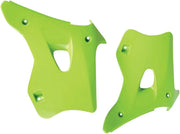 UFO Replacement Radiator Shrouds for Kawasaki KX Green