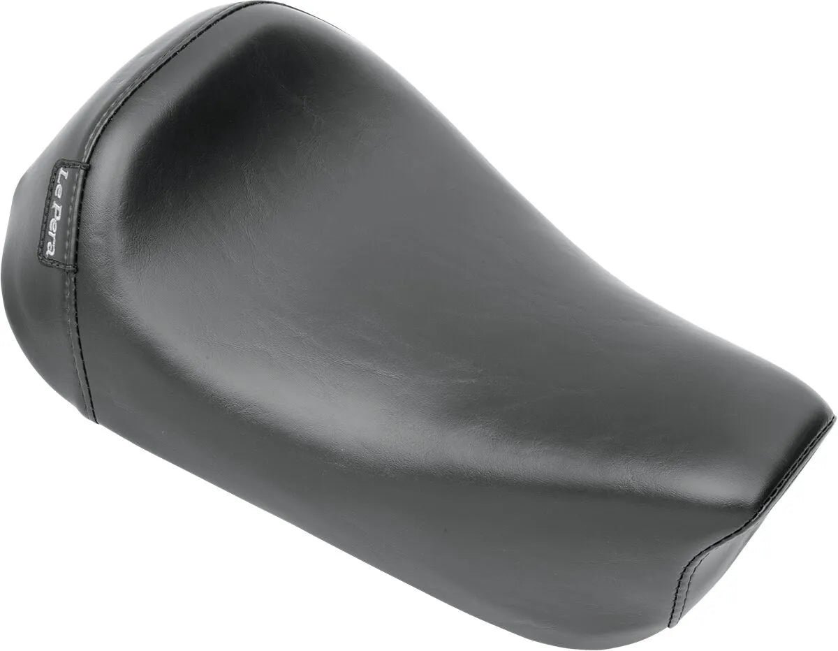 Le Pera Bare Bones Solo Seat - Black Vinyl - For Harley Davidson