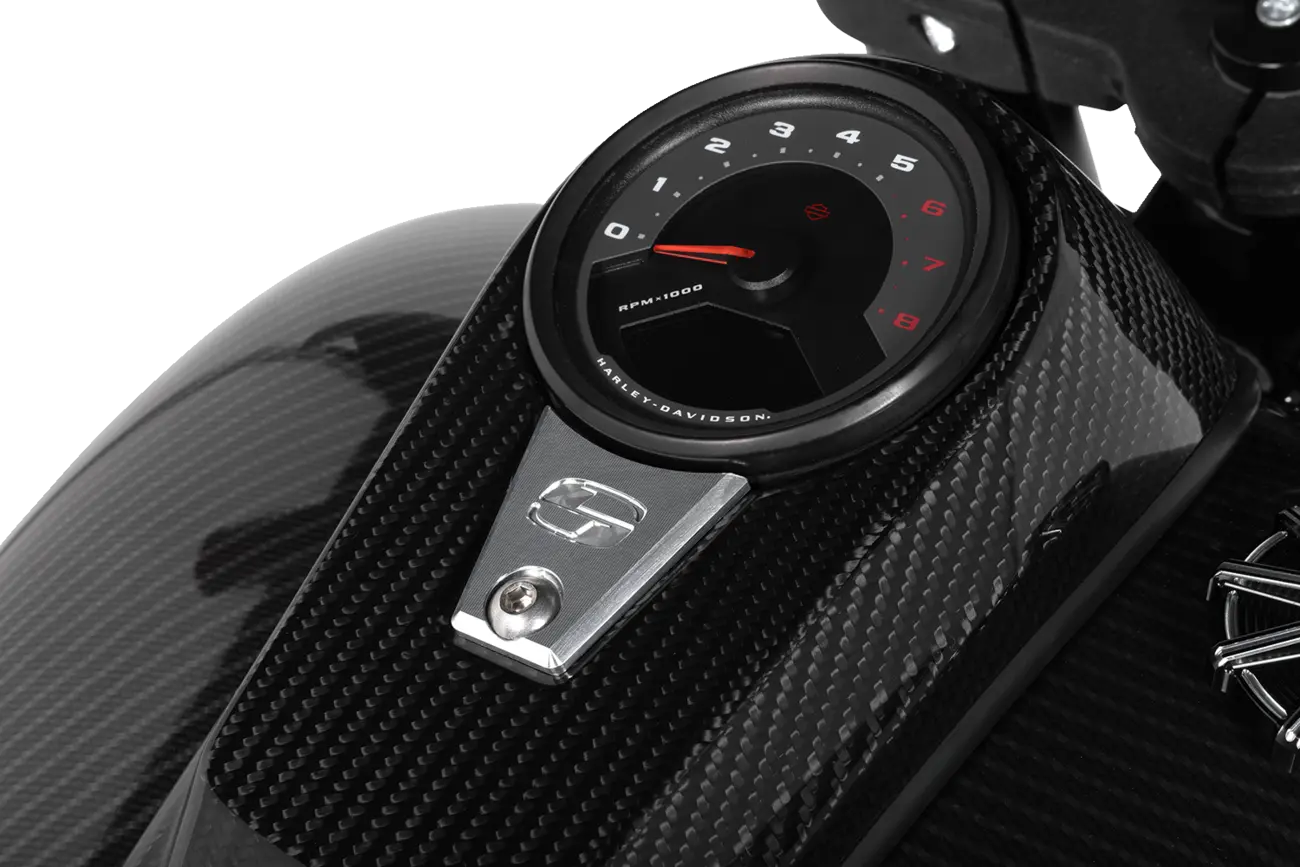 Saddlemen Carbon Fiber Dash Panel for M8 Softail