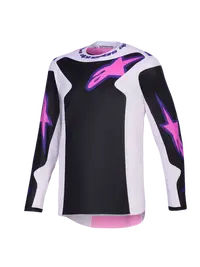 Alpinestars Fluid Grid Jersey - Black/Gray/Purple