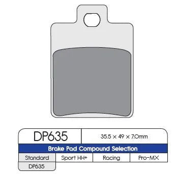 DP Brakes Standard Sintermetall Bremsbeläge - Vorne & Hinten