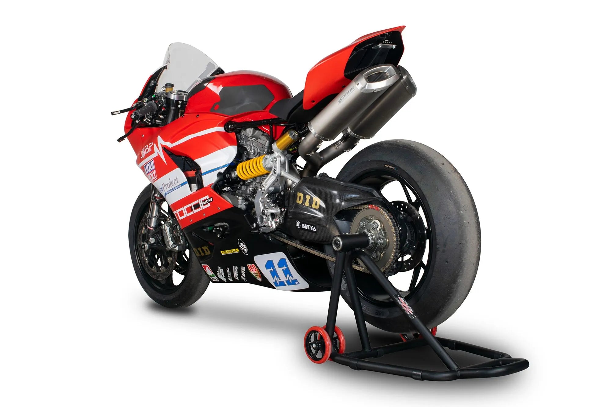 Spark Rechteckiges Voll-Titan-Auspuffsystem