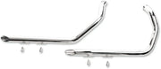 Paughco 1-3/4" Dual Slash-Cut Drag Pipes für Sportster - Auspuffanlage im Custom-Look