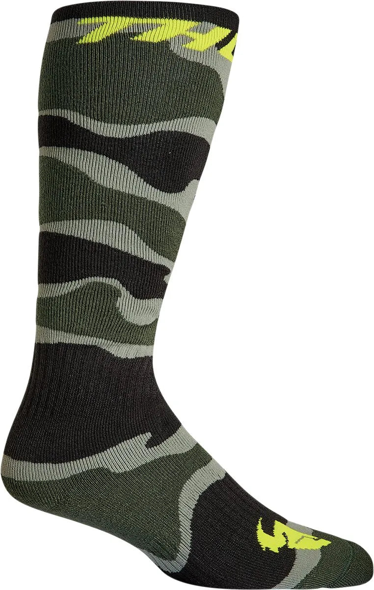 Thor MX Camo Socks Green/Acid