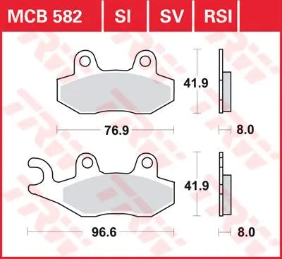 Trw All Round Sintered Metal Brake Pads - Front & Rear