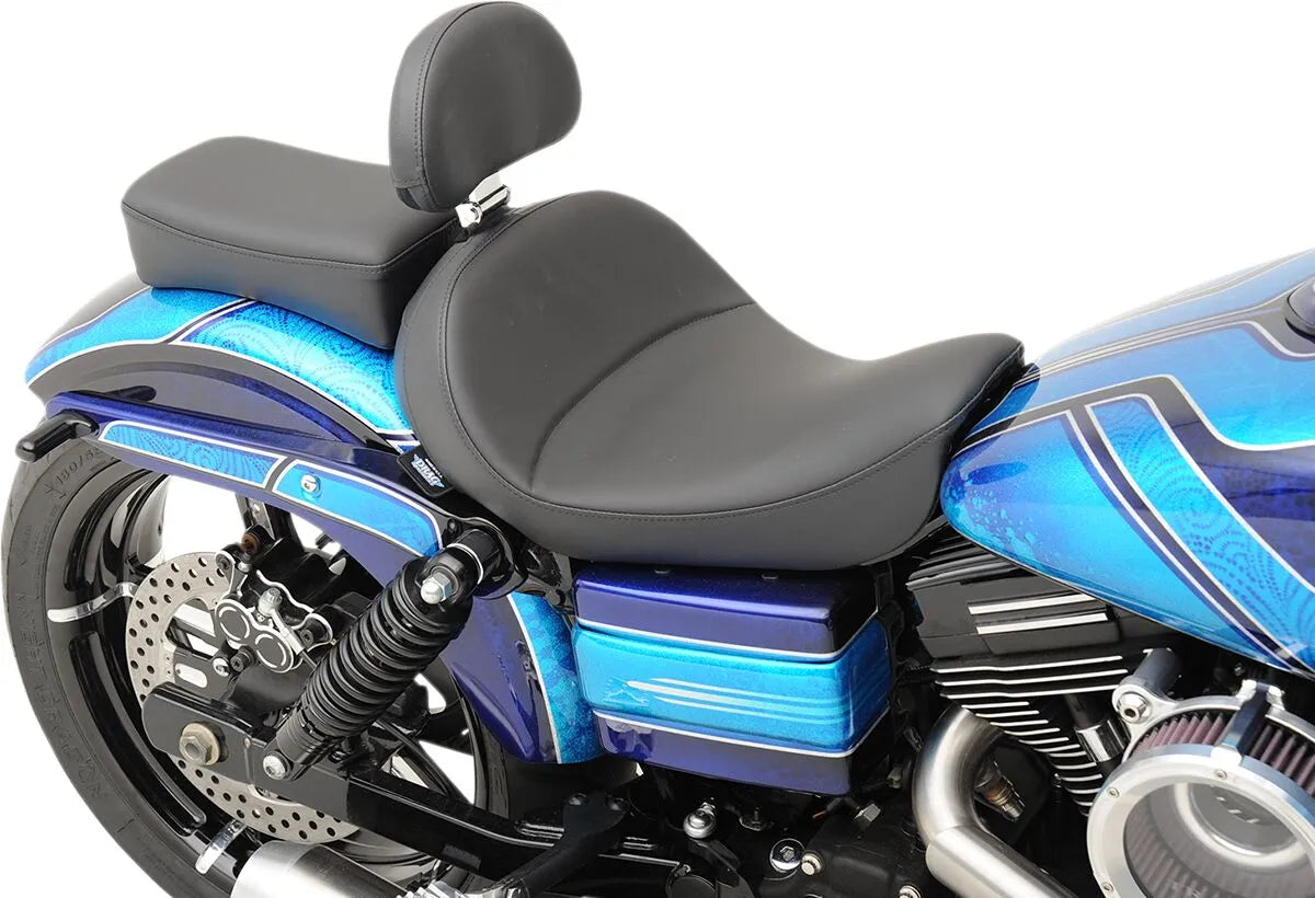Drag Specialties Solo Seat - Double Diamond - Black - 0803-0555
