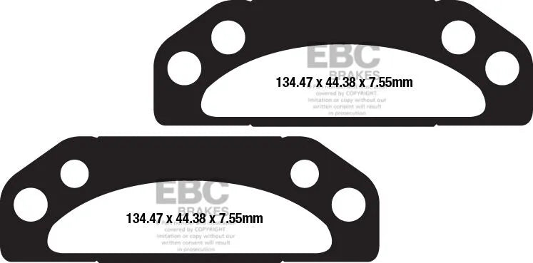 Ebc Tt Sport Carbon Fusion Bremsbeläge Für Tt/enduro-bikes