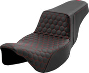 Saddlemen Honeycomb Step-up Seat - For Harley Davidson