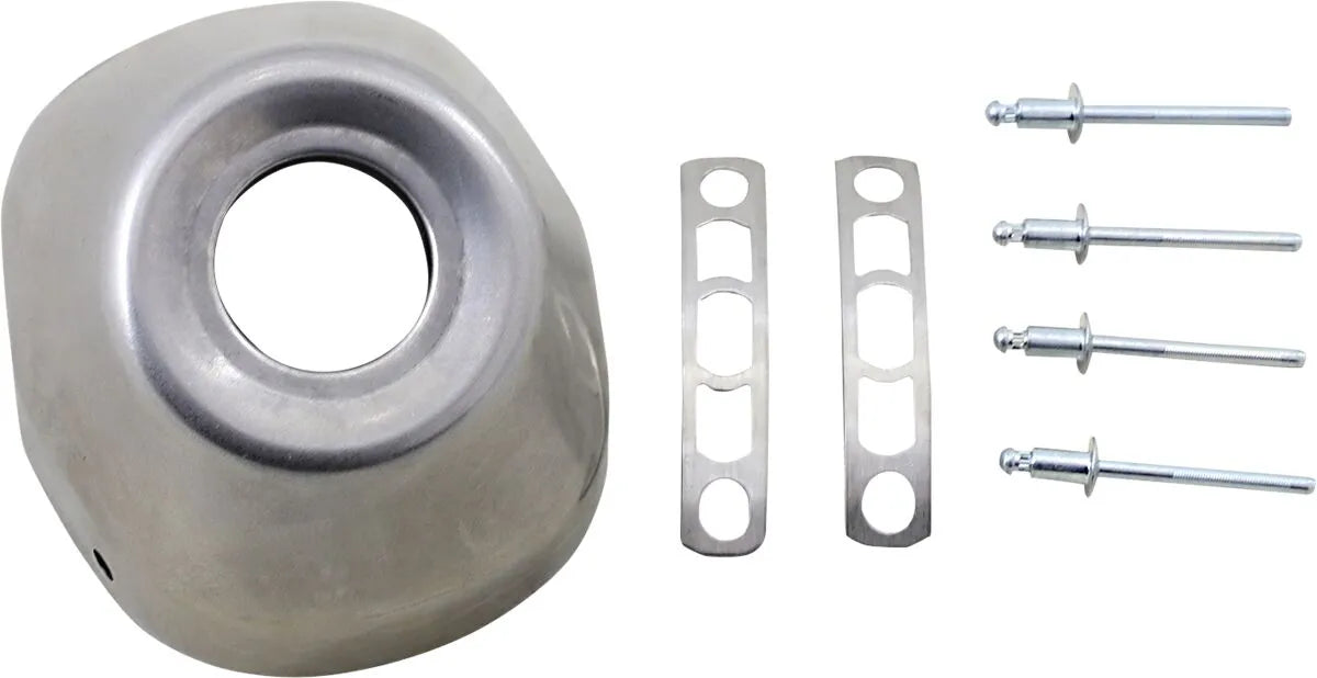Fmf Replacement End Cap Kit - Stainless Steel