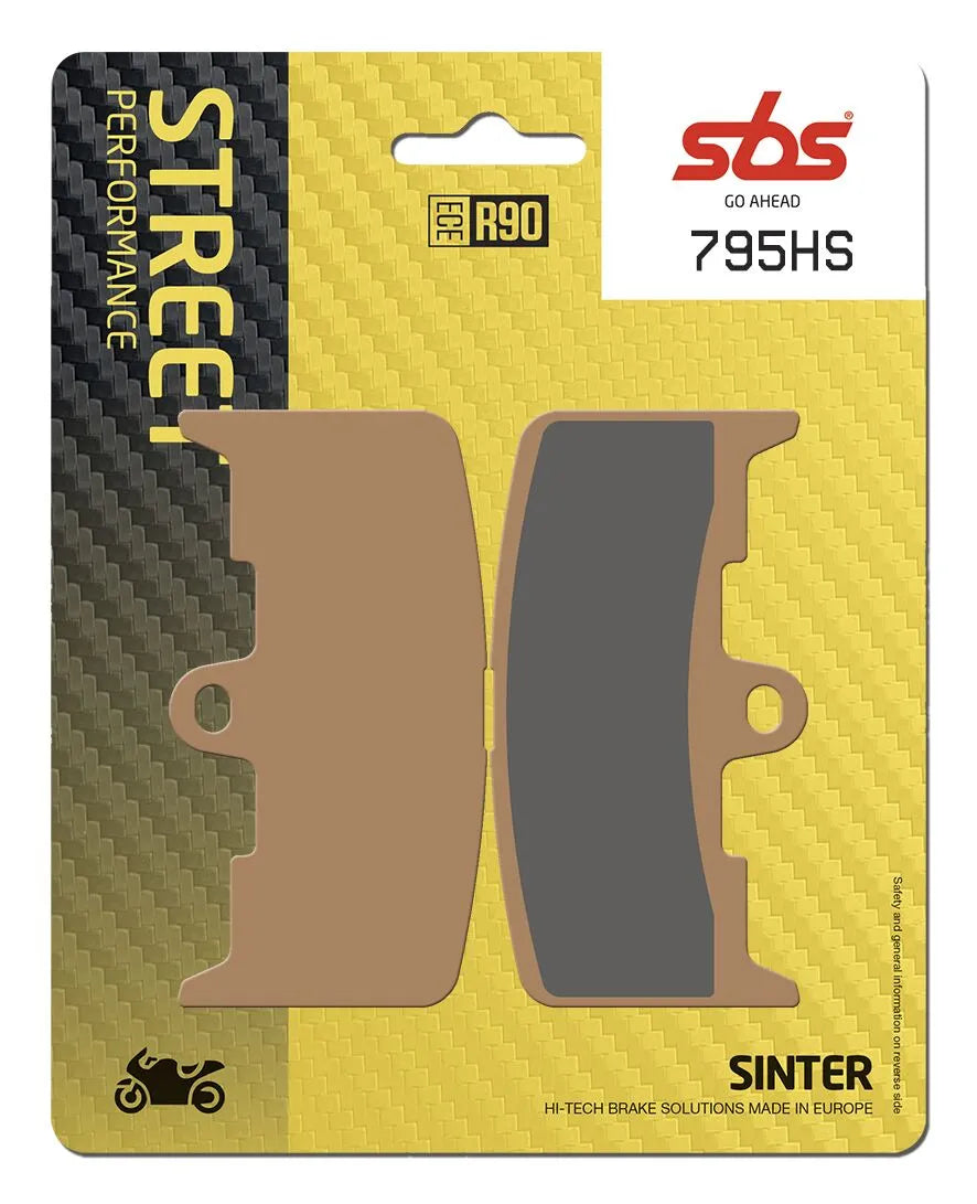 SBS HS Street Excel Sinter Bremsbeläge - Vorne & Hinten