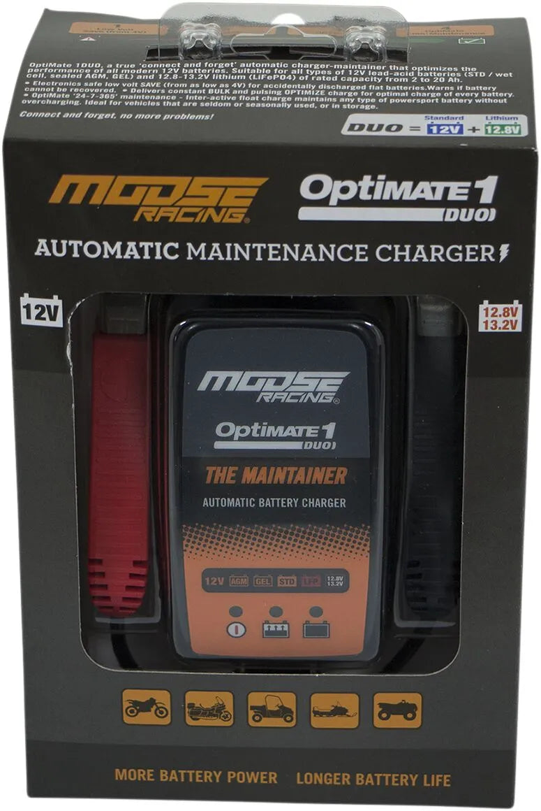 Moose Offroad Optimate 1 Duo Battery Charger 0.6a
