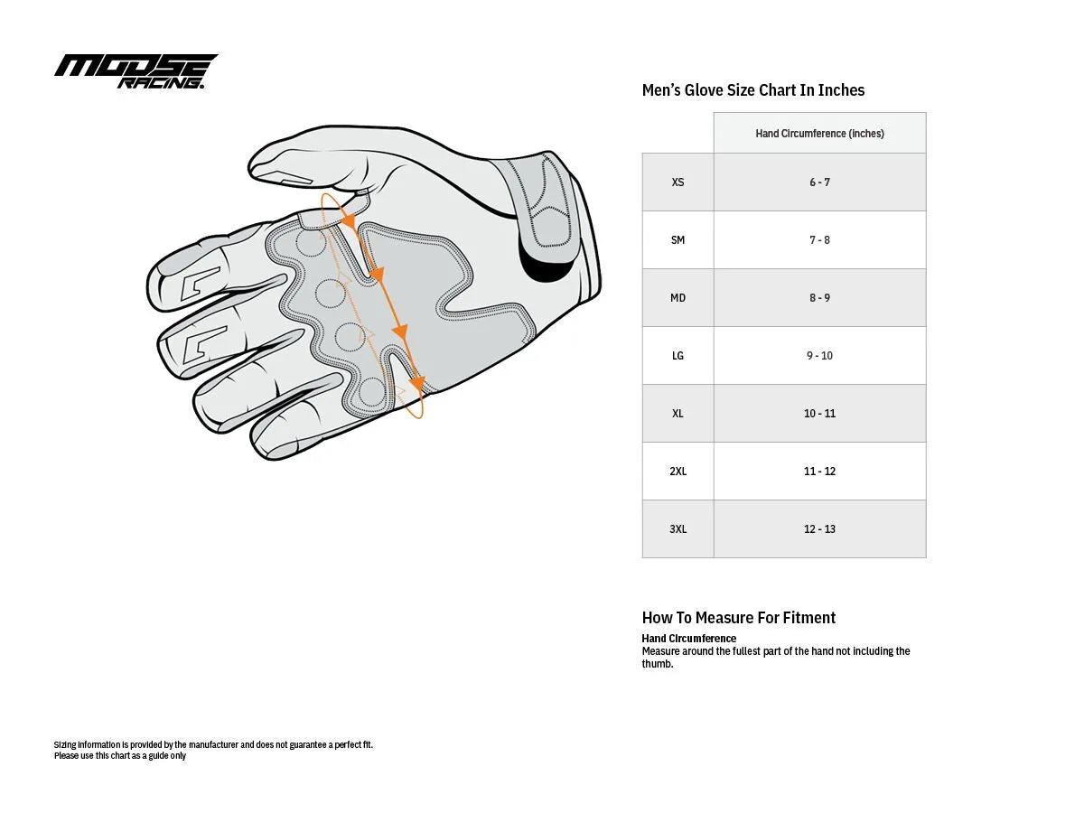 Moose Offroad Soft-Goods SX1 Gloves Red White Blue