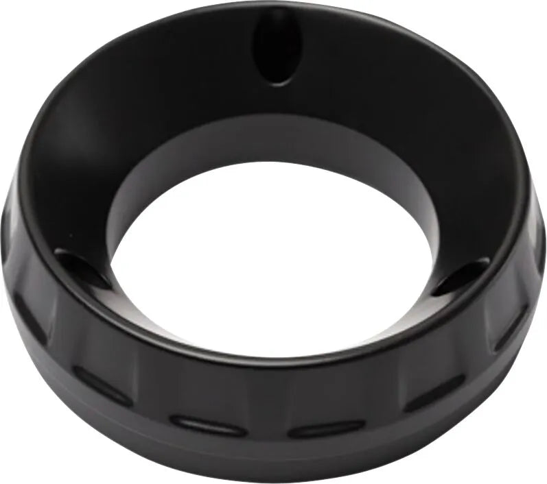 S&S Cycle Grand National 4" Schwarz Pulverbeschichtete Endkappe