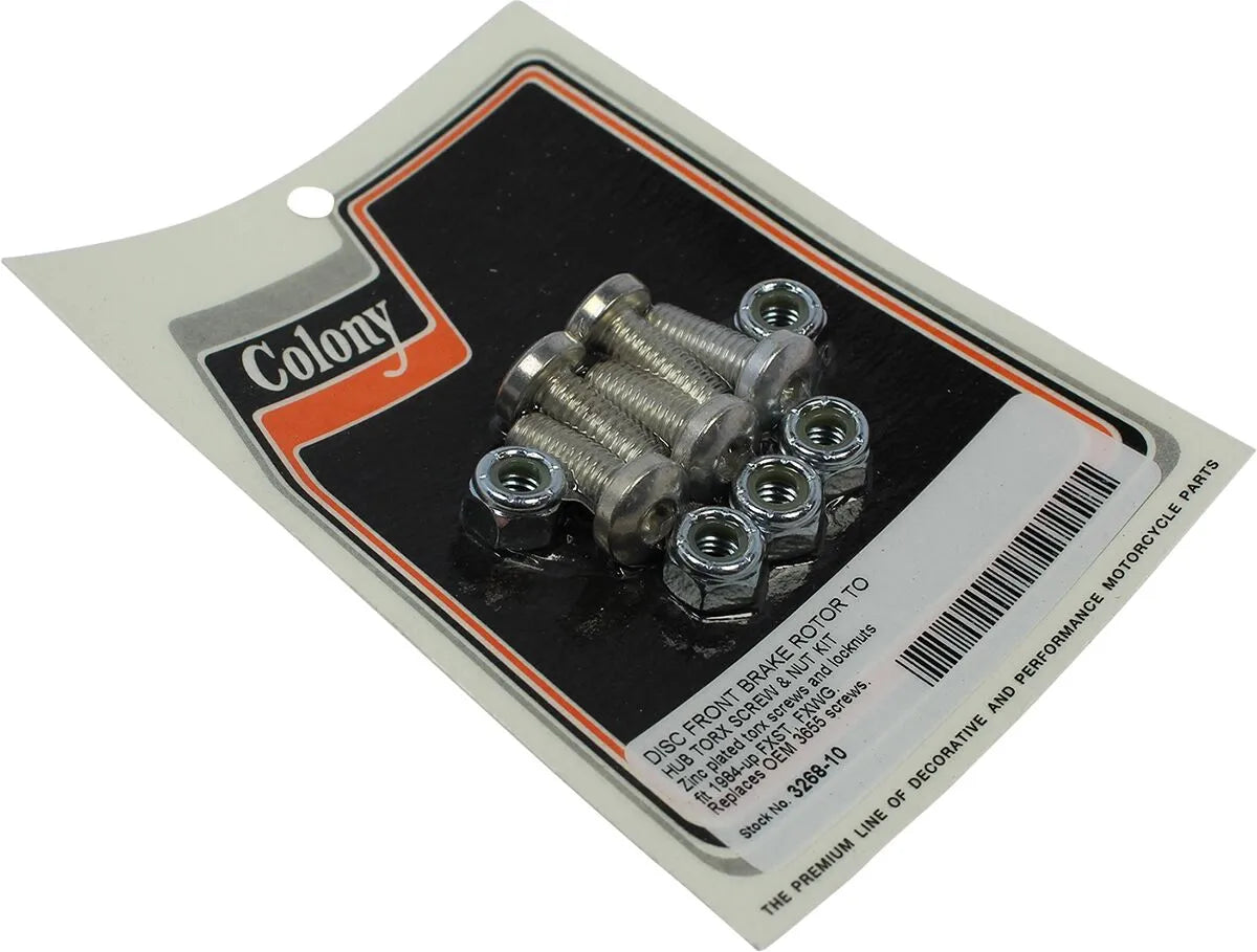 Colony Front Brake Rotor Torx Bolts 5/16"-18 x 7/8" for HD 85-90