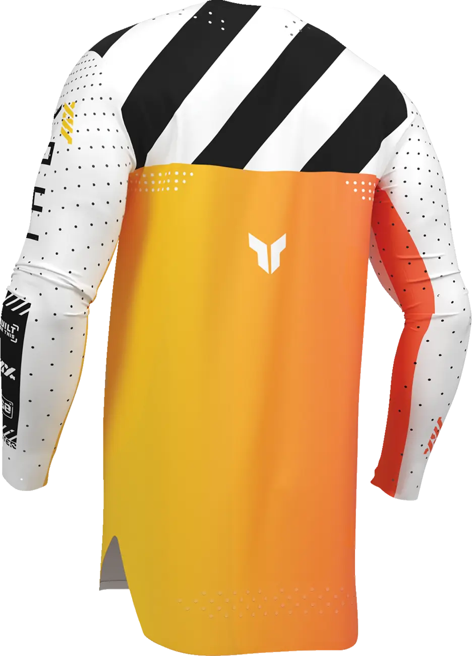 Thor Sportmode Synth Jersey - Black/Yellow/White/Orange