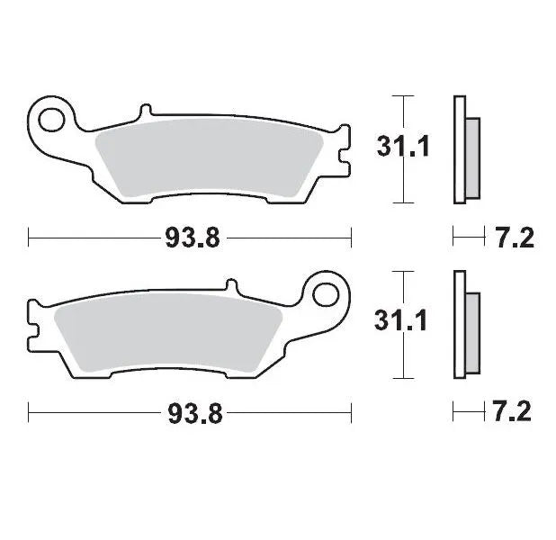 Moto-Master Nitro Sport Bremsbeläge - Sintermetall - Vorne
