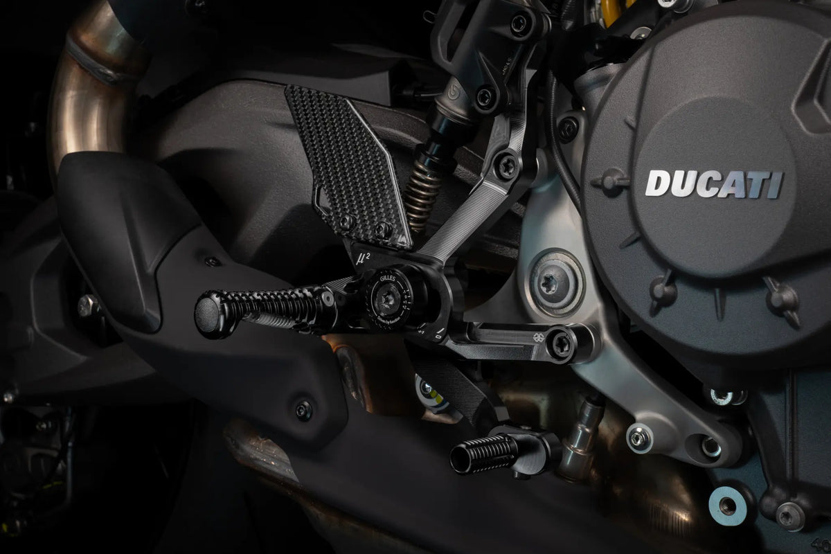 Gilles Tooling MUE2 Rearset for Ducati Streetfighter V2 Panigale