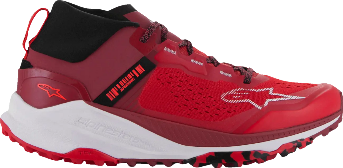 Alpinestars Meta XR V2 Shoes Brown Red Dark Red White