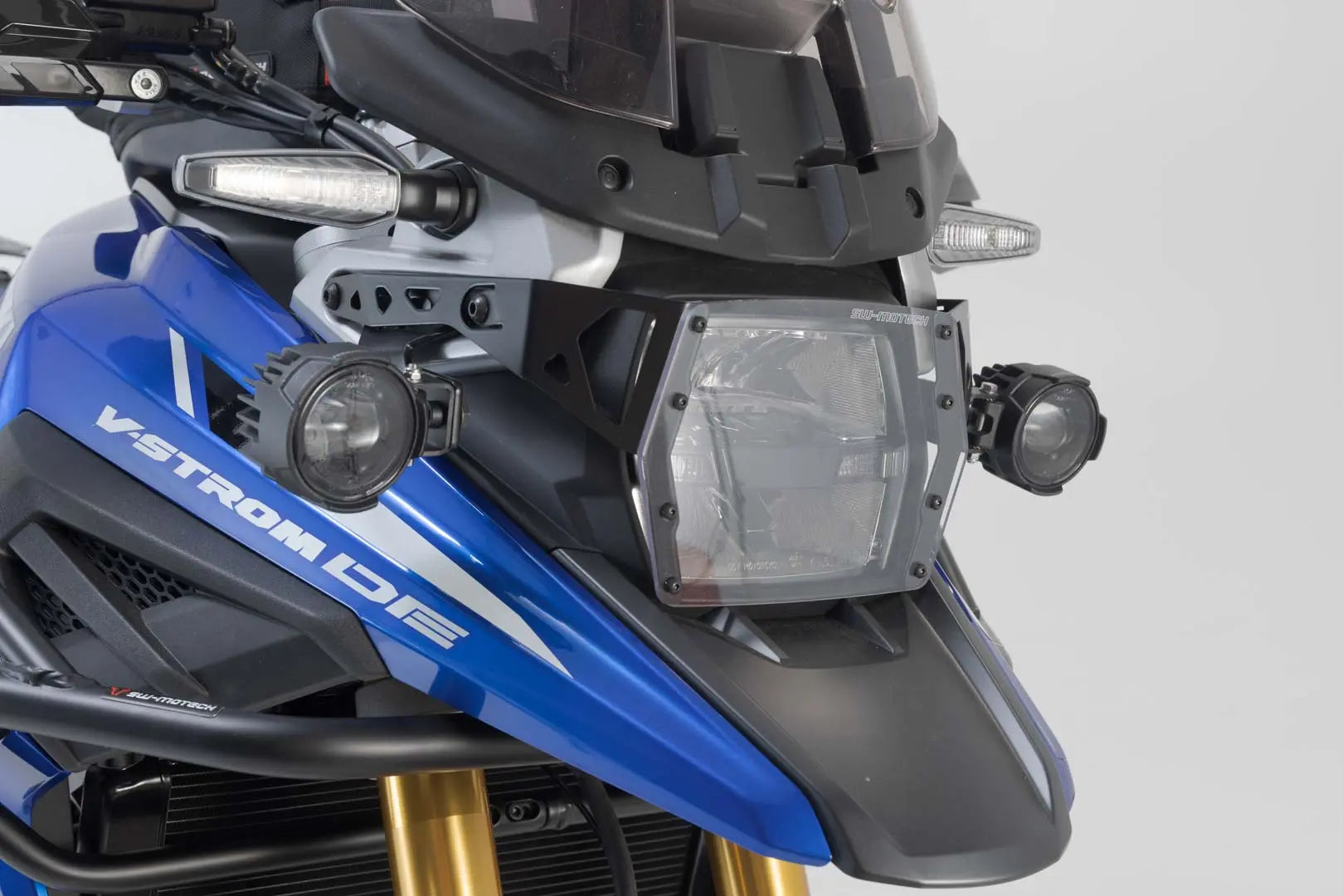 Sw-motech Headlight Guard - Steel & Makrolon Protection