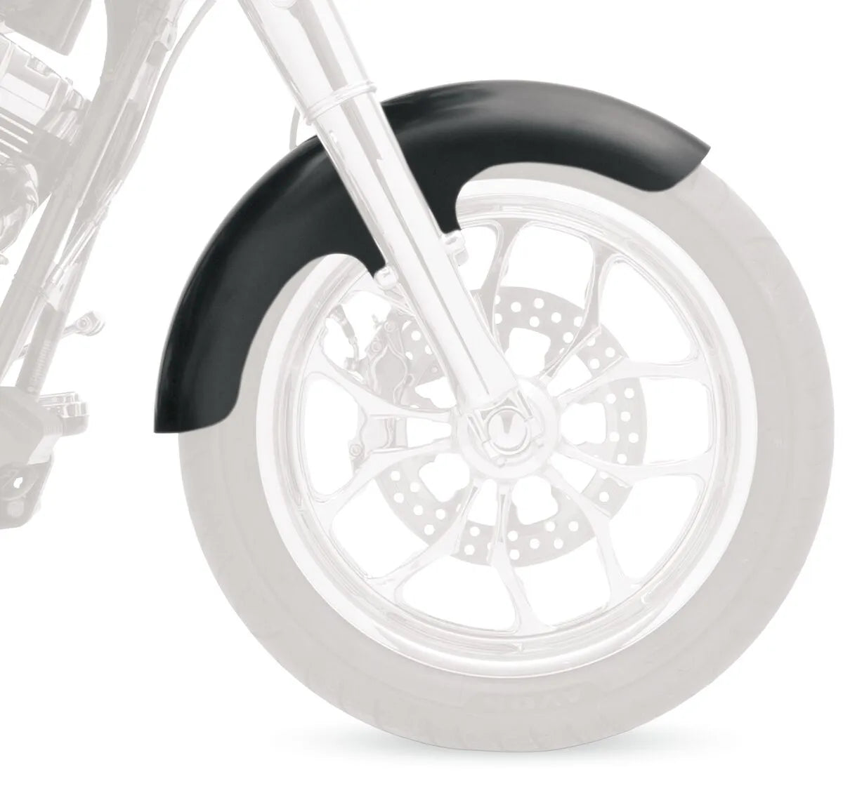 Klock Werks Tire Hugger Front Fender for Dresser