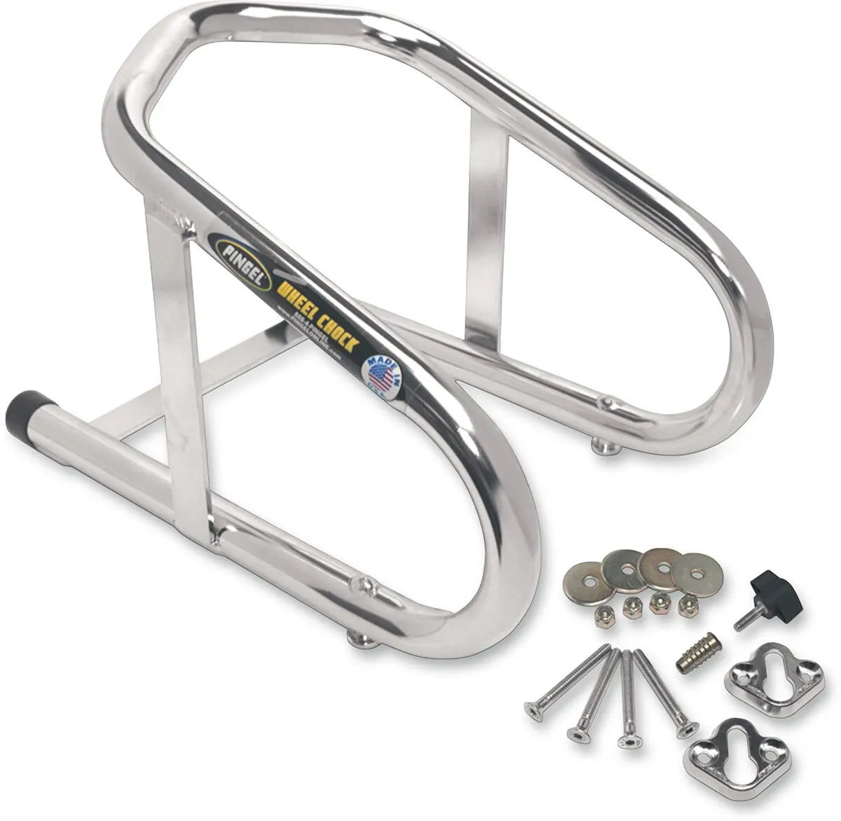 Pingel Removable Wheel Chock 6 1/2" Low Chrome
