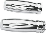 Pro-one Chrome Billet Grips - 1" Handlebar