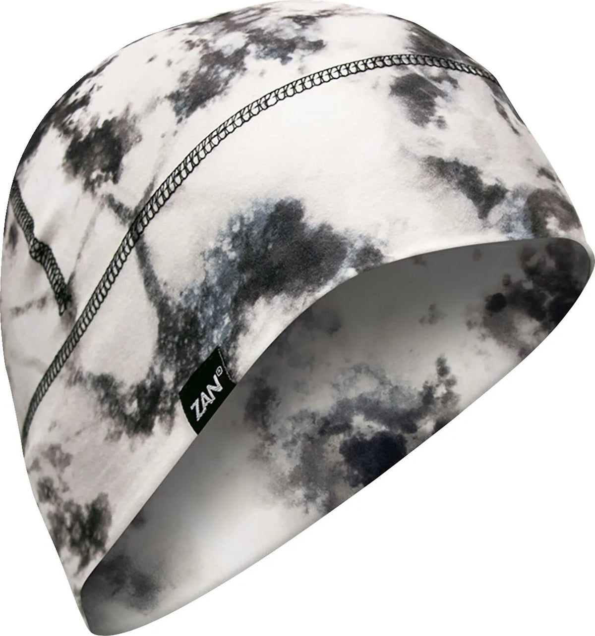 Zan Headgear SportFlex Beanie Black/White Tie Dye