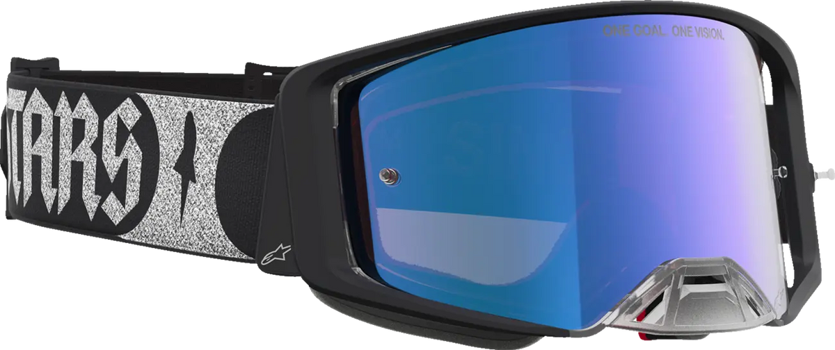 Alpinestars Supertech Atrox Goggles Black Silver Mirror Pink