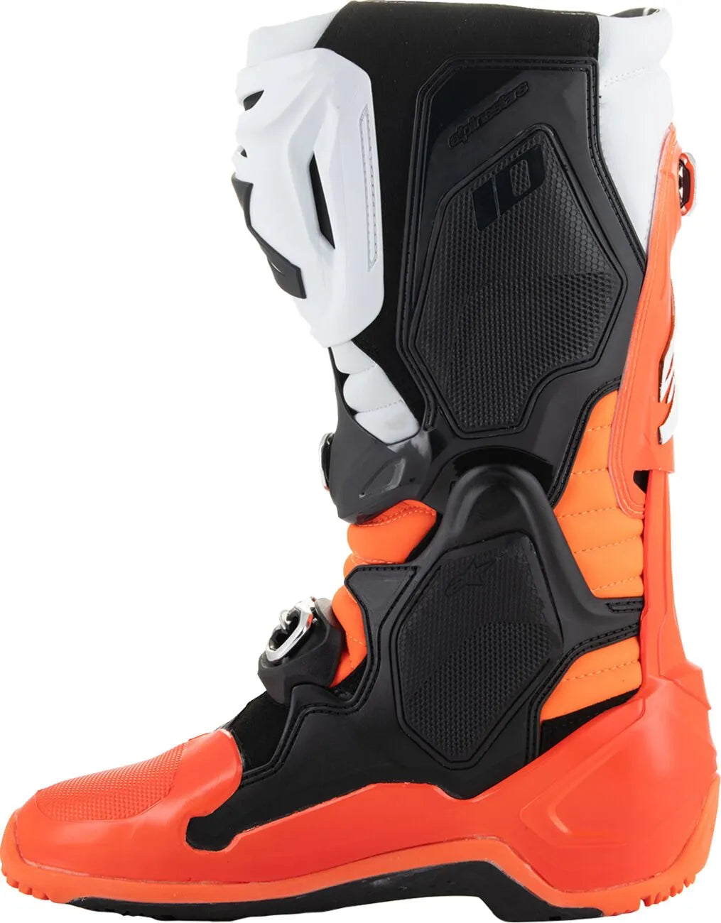 Alpinestars Tech 10 Enduro Boots Orange Fluo/Black/White