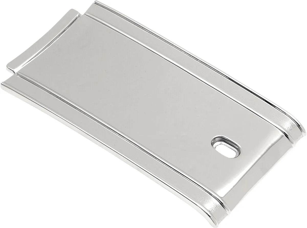Drag Specialties Plain Chrome Lower Dash Panel for Harley