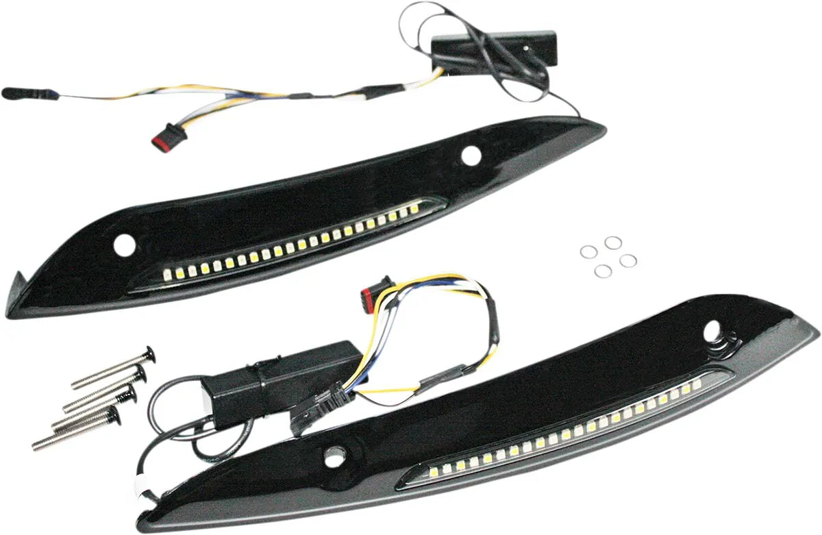 Custom Dynamics Genesis 4 Led Road Glide Windshield Trim